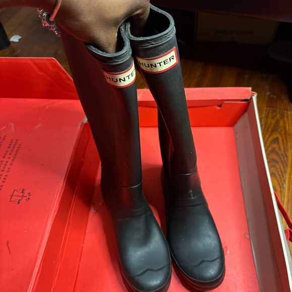 Hunter Black Women's Winter & Rain Boots - Picture 1 of 4